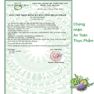 Trà Atiso + Thảo Mộc Ladophar Đà Lạt