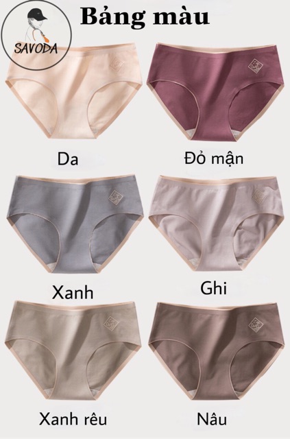[CHỌN MÀU] Quần lót nữ, quần lót cotton không viền kháng khuẩn QL50 | BigBuy360 - bigbuy360.vn