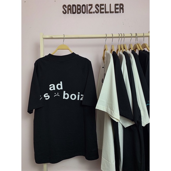 Áo thun SADBOIZ 🖤Tặng túi tote chính hãng 0d  hàng có sẵn