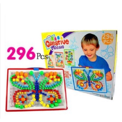 ĐỒ chơi xếp hình nấm - Phát Triển Trí Tuệ 296 Chi Tiết Cho Bé