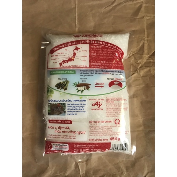 Bột ngọt Ajinomoto 454g