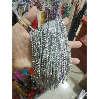 (4li)10 dây Pha Lê đá cừ 7 màu