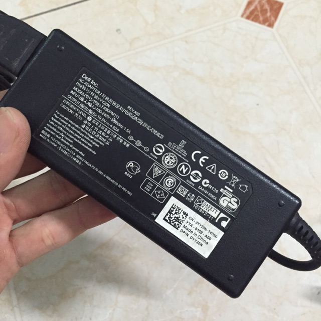 Sạc laptop dell chân kim 19.5V- 4.62A