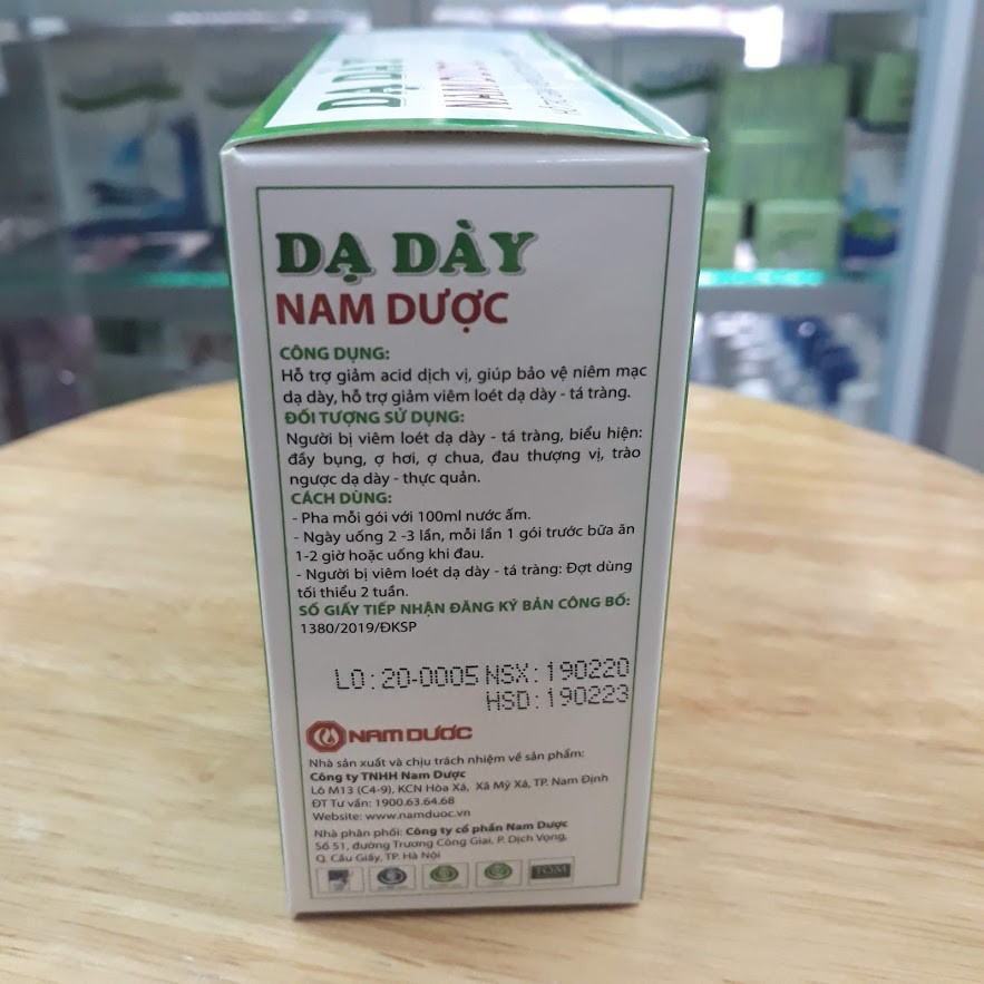 Dạ dày Nam Dược hộp 12 gói