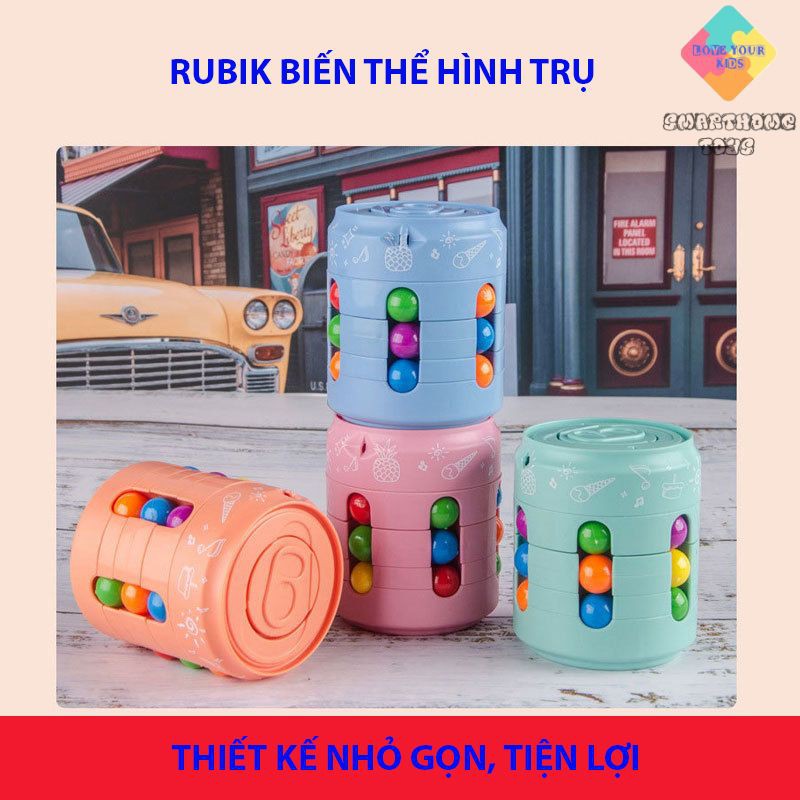 Rubik Biến Thể - Rubik Bi Phiên Bản Nâng Cấp Kết Hợp Các Nút Bấm Giảm Stress 2 trong 1- Smarthome Toys