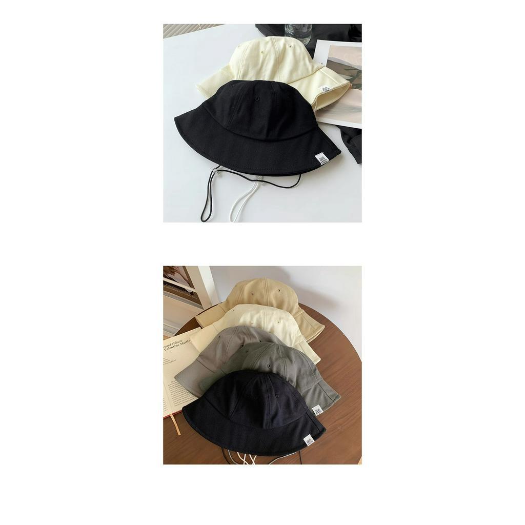 Nón Tai Bèo Che Nắng Thiết Kế Đơn Giản Màu Đen Phong Cách Nhật Hàn Cho Nữ