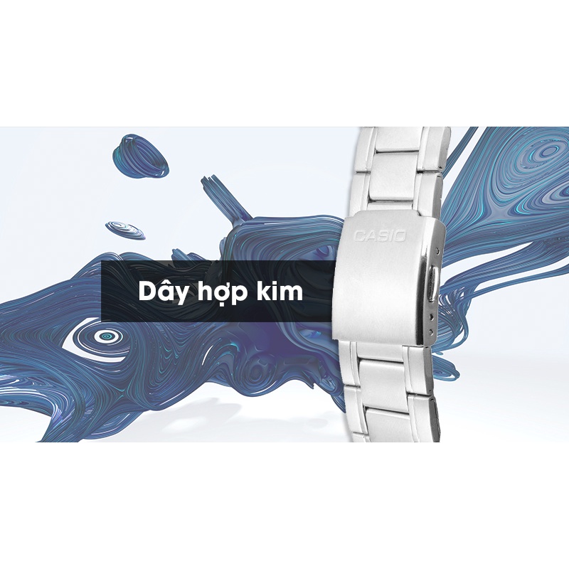 Đồng hồ nam Casio MTP dây kim loại chính hãng Anh Khuê MTP-1374D-2AVDF