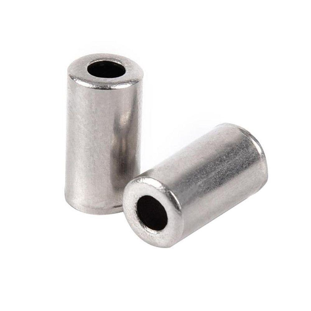 Bộ 100 Vỏ Bọc Dây Phanh Xe Đạp Bằng Hợp Kim Nhôm 2 / 3 / 5mm