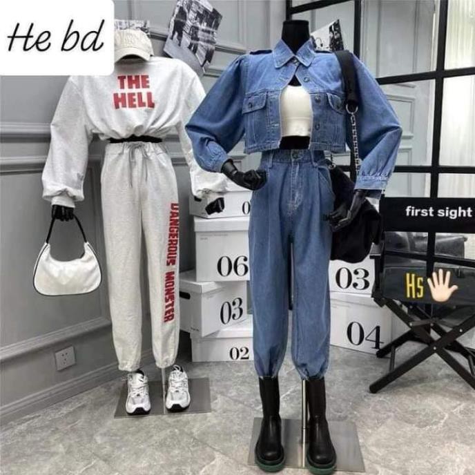 Bộ The Hell Chất Liệu Nỉ Chân Cua | BigBuy360 - bigbuy360.vn