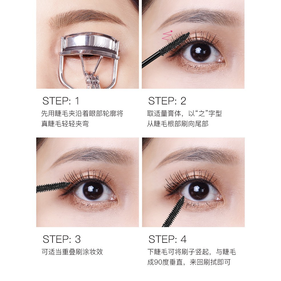 Mascara Leezi chuốt mi dài dày cong vút kháng nước không bị lem