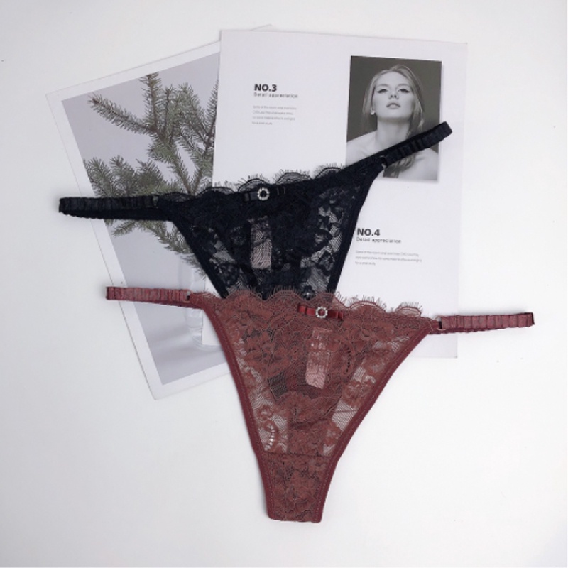 Quần Chíp Quần Lót Nữ Lọt Khe Ren Chun Hông SEXY GỢI CẢM Rose 8001 | BigBuy360 - bigbuy360.vn