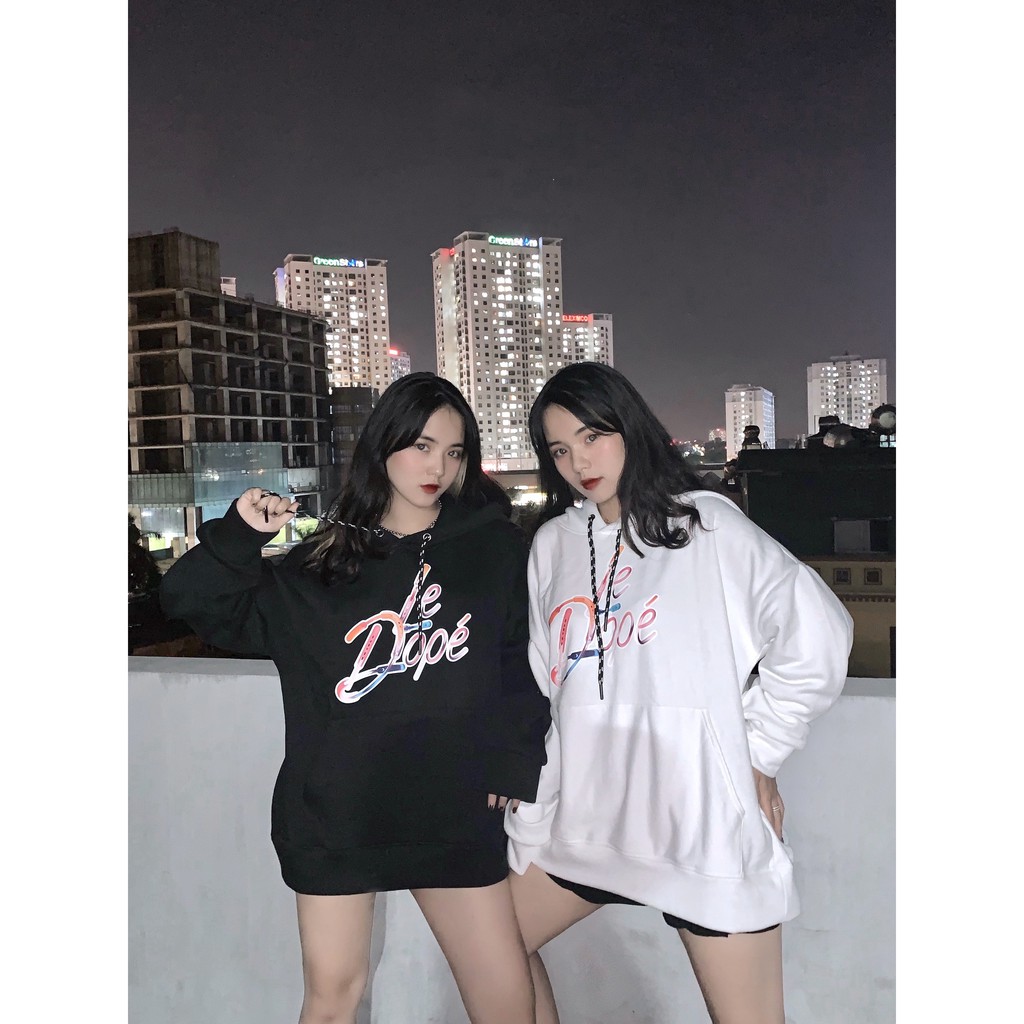 [Siêu Sale] [Chính hãng] Áo khoác Hoodie Le Dopé - hoạt tiết mặt cười | BigBuy360 - bigbuy360.vn