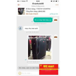 Vali vải dù VL06