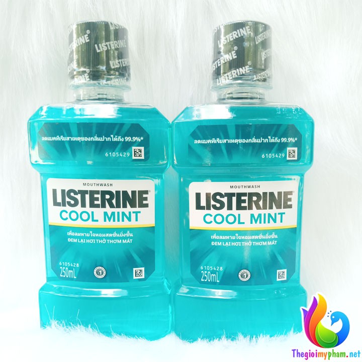 Combo 2 Nước Súc Miệng Listerine Cool Mint 250ml