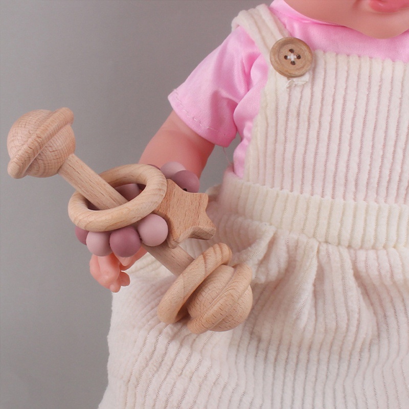 Đồ Chơi Lục Lạc Cầm Tay Gắn Nôi Em Bé Kích Thước 1M +