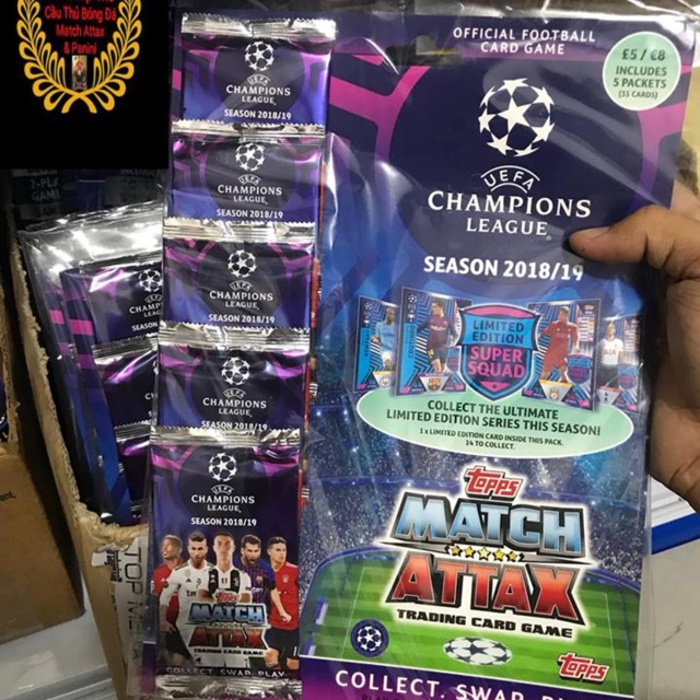 [ Multi Pack ] Match Attax Champion League mùa 2018/19