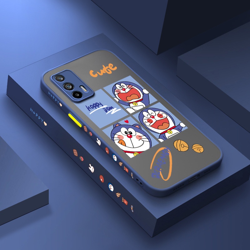 Ốp Điện Thoại Trong Suốt Chống Rơi Họa Tiết Doraemon Cho Realme GT 5G GT Neo Q3 Pro X7 Max GT Neo 2T GT Neo