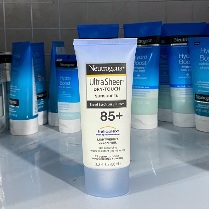 Kem chống nắng Neutrogena Ultra Sheer Dry Skin SPF 55 SPF 70 SPF 85 SPF 100 88ML