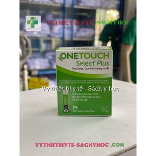 Que thử đường huyết One Touch Select Plus Simple. Hộp 25 que