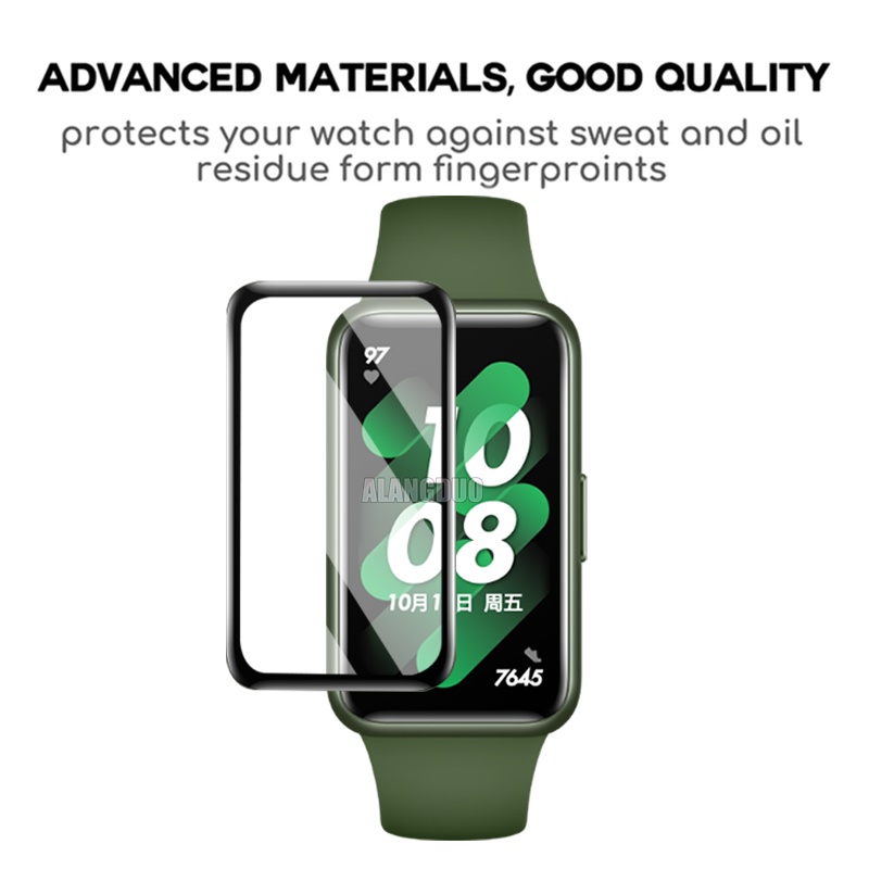 Set 3 Miếng Dán Cường Lực Cong 3D Bảo Vệ Màn Hình Cho Đồng Hồ Thông Minh Huawei Band 8 7 6 4 Pro Huawei Watch Fit 2 New Mini Honor Band 7 6