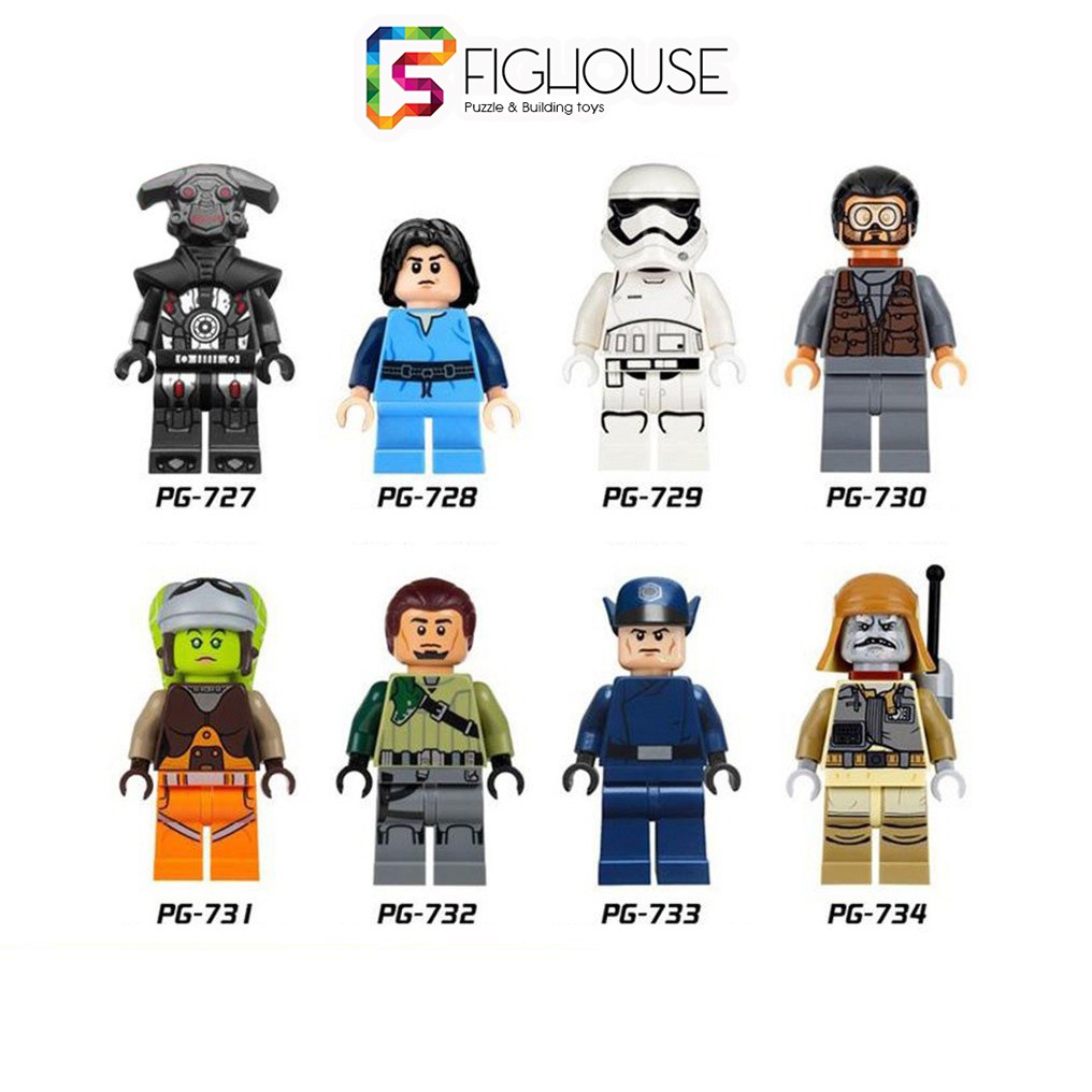 Xếp Hình Minifigures Các Nhân Vật Star Wars - Đồ Chơi Lắp Ráp non-lego PG8066 [B8]