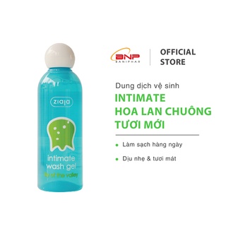 Dung dịch vệ sinh phụ nữ Intima ziaja Hoa Lan Chuông tươi mới 200ml