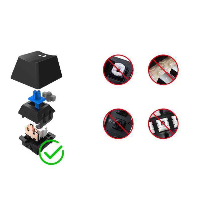 Bộ 130 Nút Bàn Phím Cơ Chơi Game Mojito PBT In Họa Tiết Hoa Anh Đào Xinh Xắn DIY