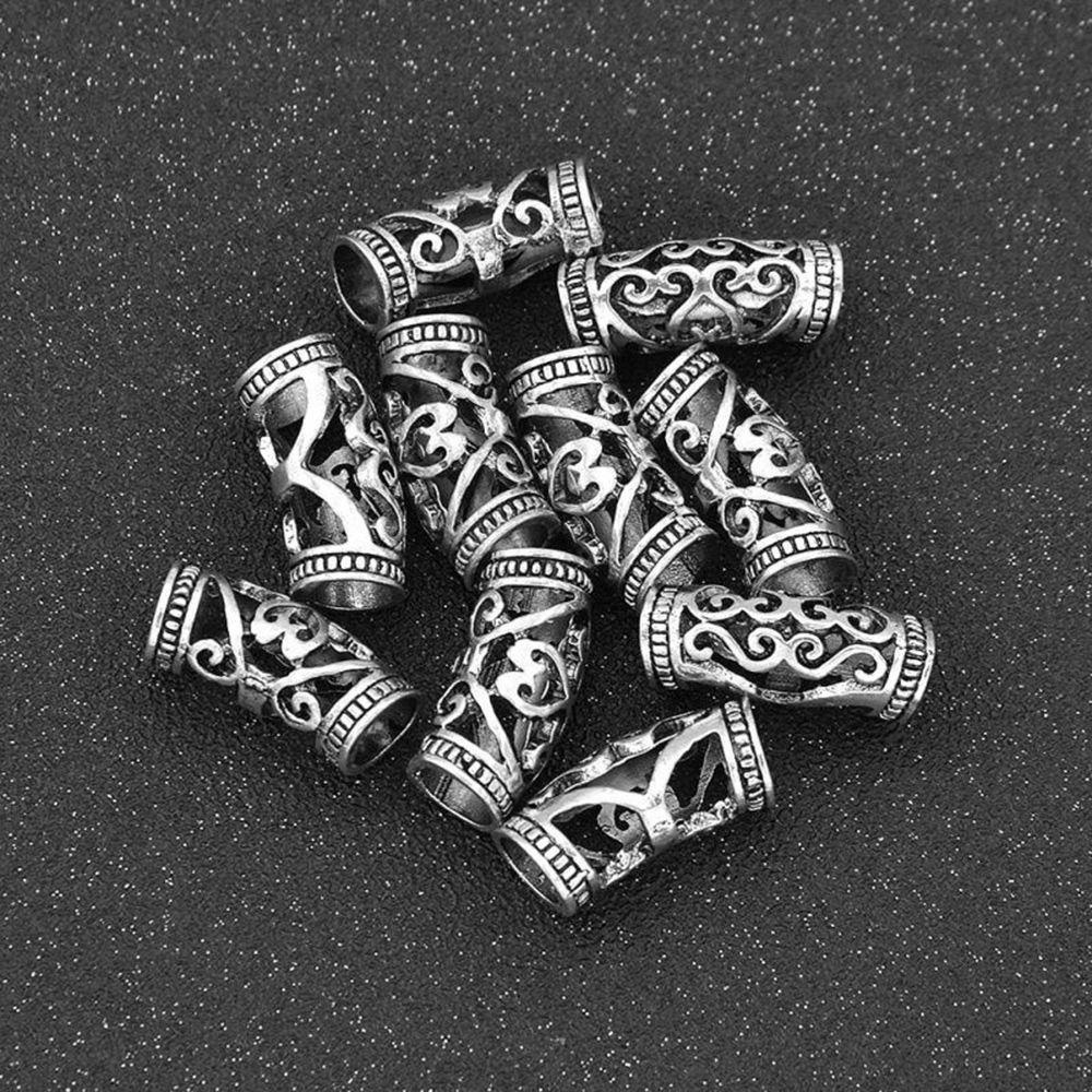 LILYES Kẹp Kim Loại Màu Bạc Dùng Tết Tóc