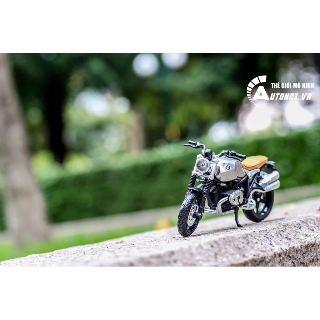 MÔ HÌNH MÔ TÔ BMW R NINE T SCRAMBLER 1:18 MAISTO 6369