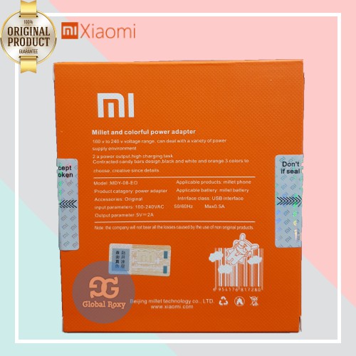 Củ Sạc 100% Xiaomi 10w Micro Usb Mi A1 A2 Mix 2 Max 2 Mi 6x