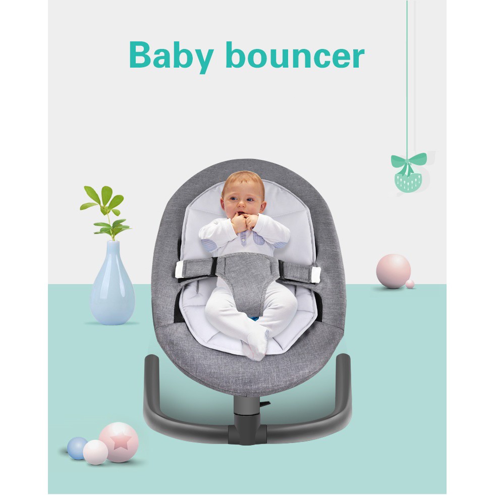 Hàng có sẵn Ghế đưa nôi xoay máy ru bản 2019 mới nhất Bayby bouncer