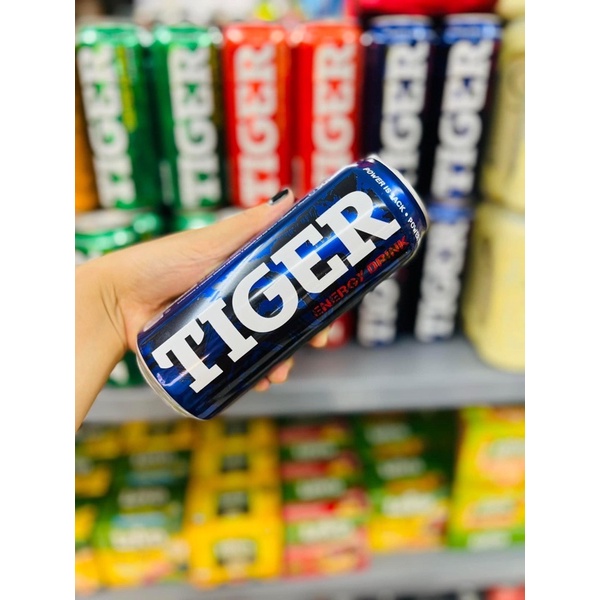Tiger - Nước Tăng Lực Nhập khẩu chính hãng 500ml Lon lớn
