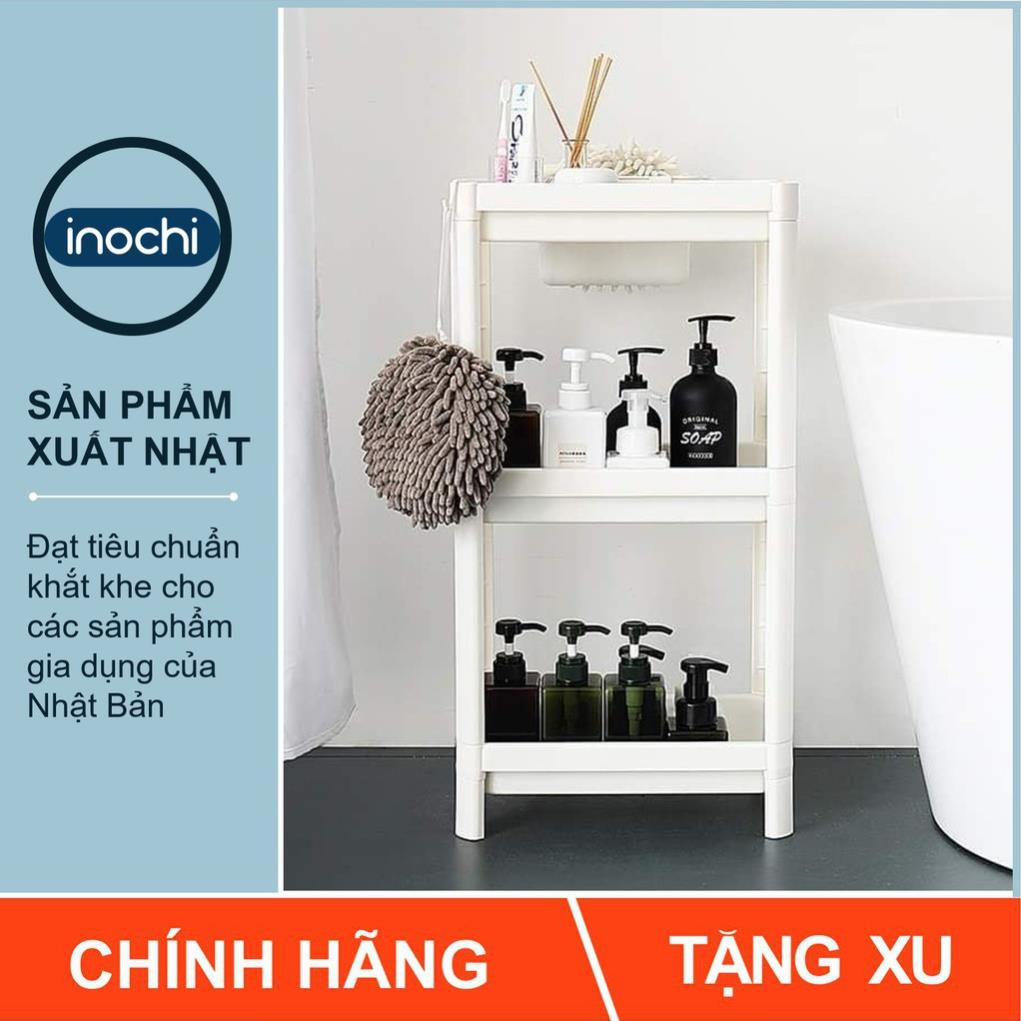 Kệ Đa Năng 3 Tầng Inochi Nhựa Dùng Để Đựng Gia Vị Nhà Bếp Đựng Đồ Thực Phẩm Hoặc Làm Giá Để Đồ Nhà Tắm Phòng Ngủ (tiêu c