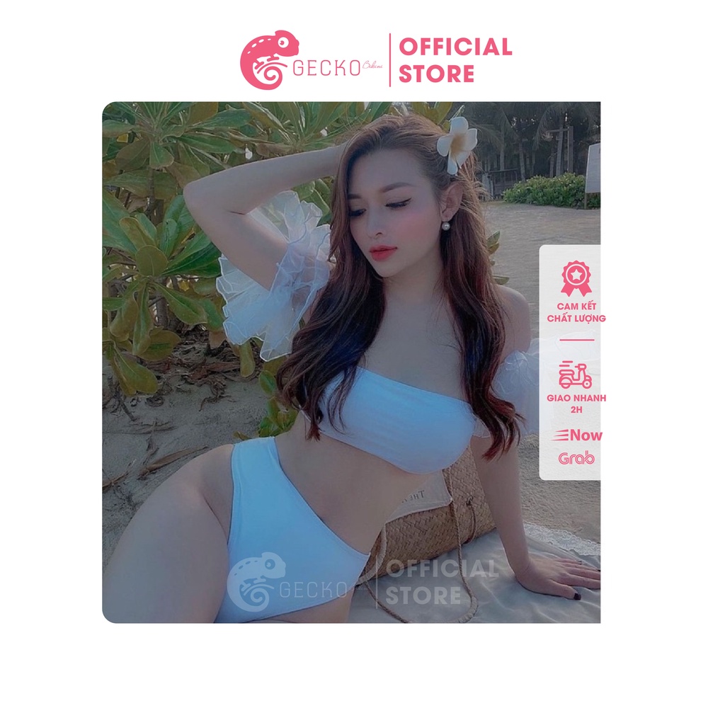Bikini Đồ Bơi 2 Mảnh Quay Phối Lưới GK0267 (Ảnh Thật)