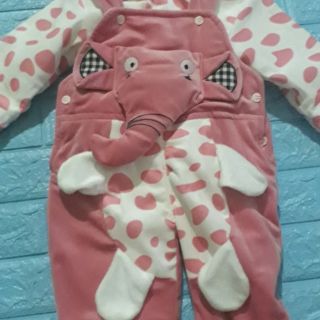 Bộ body voi hồng cho bé
