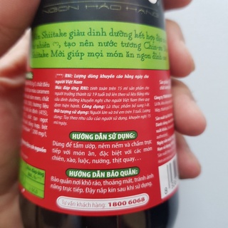 Nước tương Nấm CHIN-SU 330ml