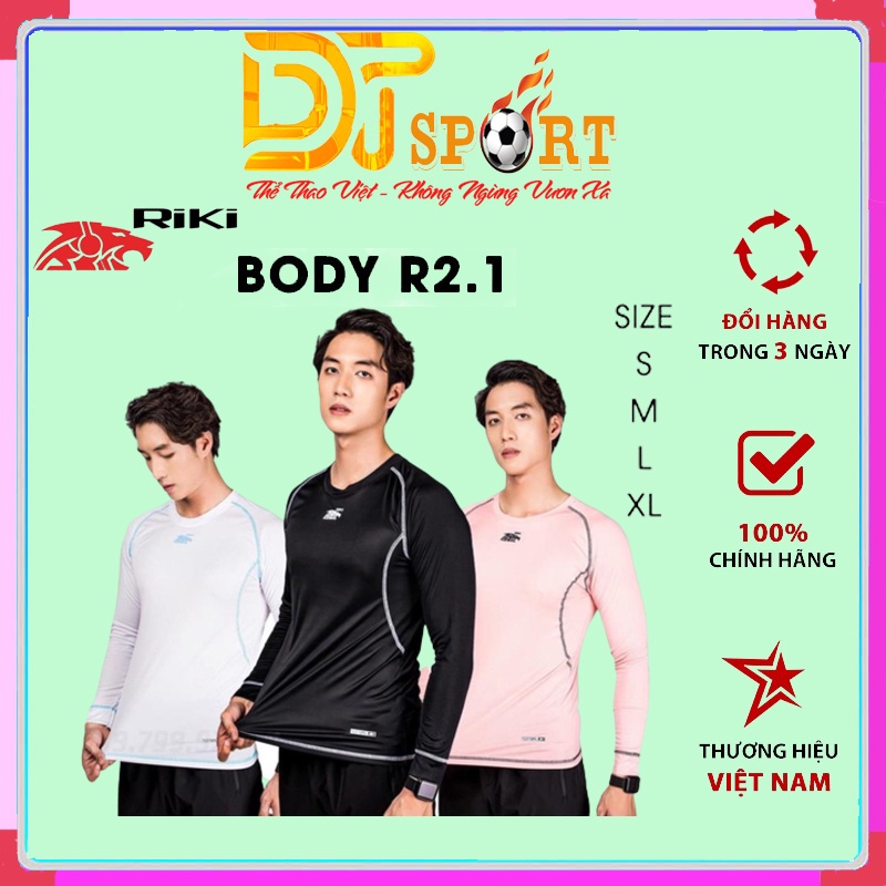 Áo Body Giữ Nhiệt Thể Thao RIKi Loại Cao Cấp - Áo Lót Body Giữ Nhiệt, Chống Nắng, Co Giãn, Thoáng Khí, Thấm Hút Mồ Hôi