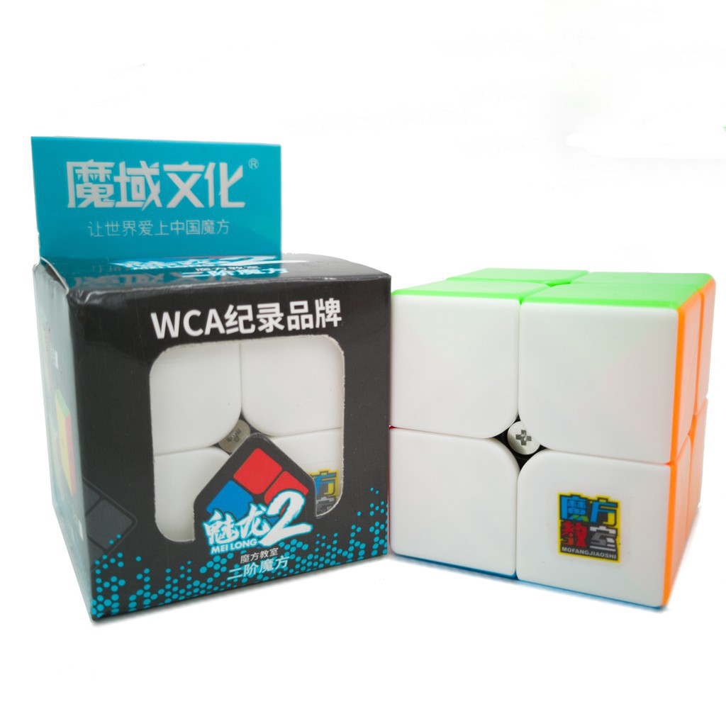 Rubik 2x2 Siêu Mượt - Rubik 2 Tầng Stickerless MoYu MeiLong MFJS