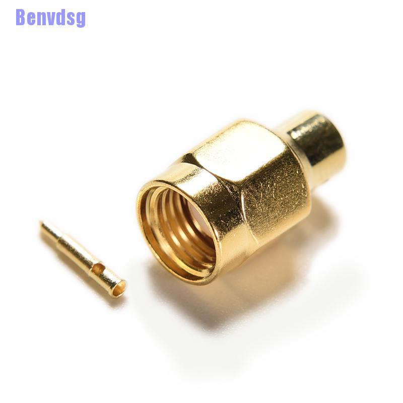 Set 5 Đầu Nối Sma Đực Cho Dây Cáp Rg402 0.141