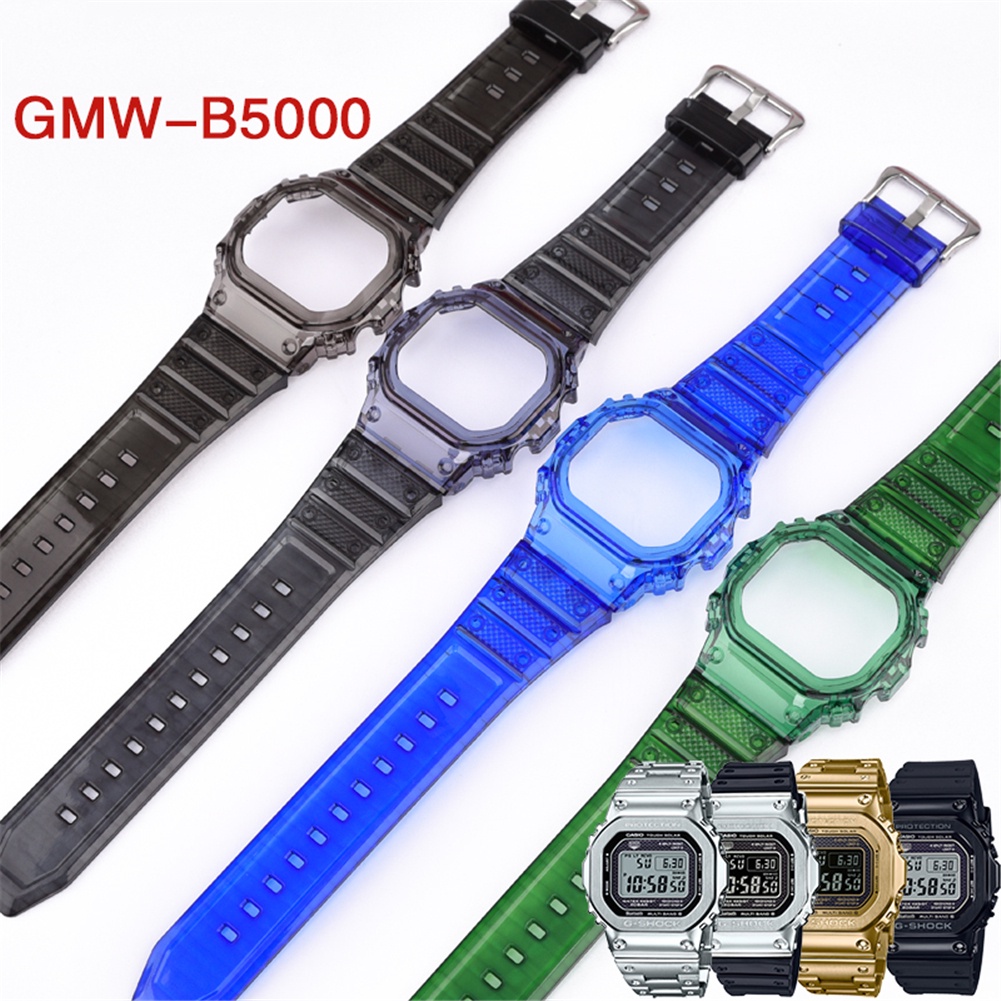 Dây Đeo Thay Thế Bằng TPU Mềm Cho Đồng Hồ Casio G-Shock GMW-B5000 GMW-B5000G-1DR