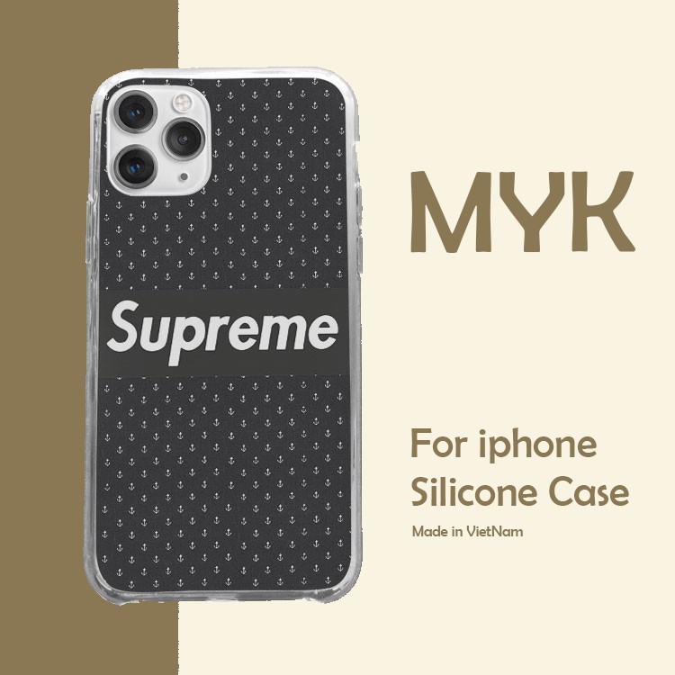 Ốp lưng họa tiết nền cổ điển SUPREME sành điệu cho Iphone 5 6 7 8 Plus 11 12 Pro Max X Xr SUPPOD00302