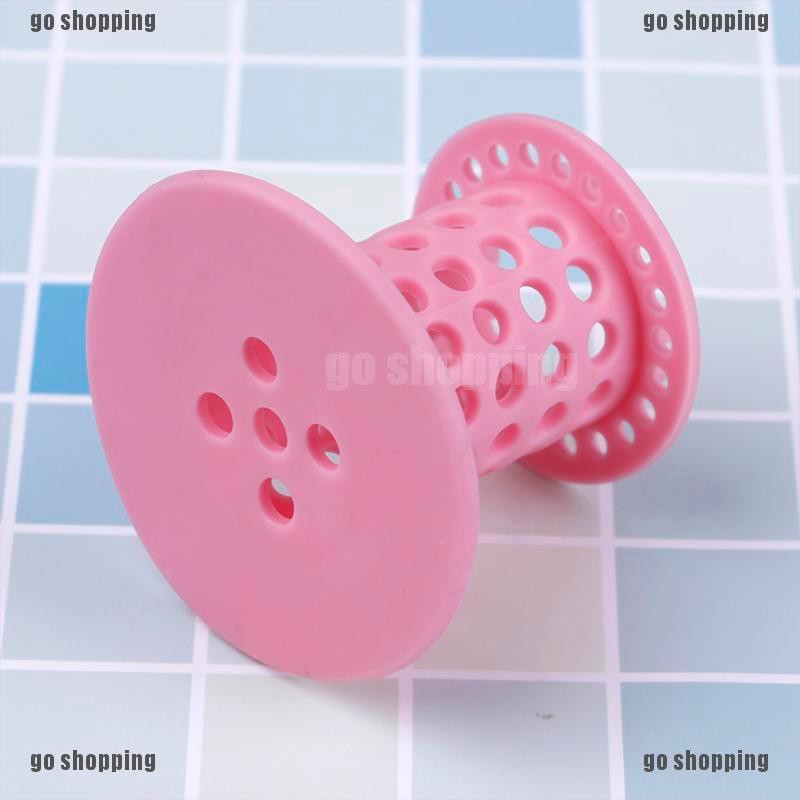 {go shopping}Useful silicone tub drain stop &amp; bathroom hair catcher drain protector strainer