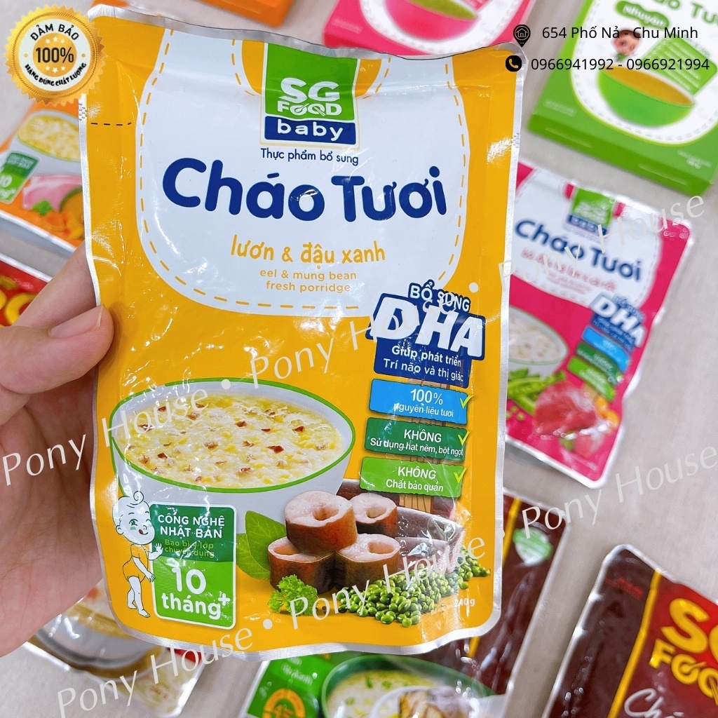 Cháo Tươi Sài Gòn Food - háo Tươi cho bé từ 10 Tháng An Toàn Đầy Đủ Dinh Dưỡng 240g date 2022