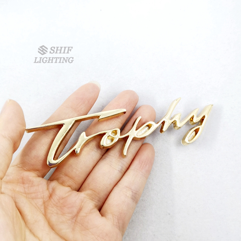 Miếng dán kim loại chữ Trophy dùng để trang trí cho xe hơi MG