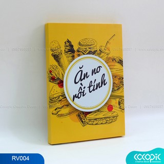 Tranh chữ slogan cổ động tạo động lực trang trí quán ăn, bếp ăn, homestay Cocopic RV004 ăn no rồi tính