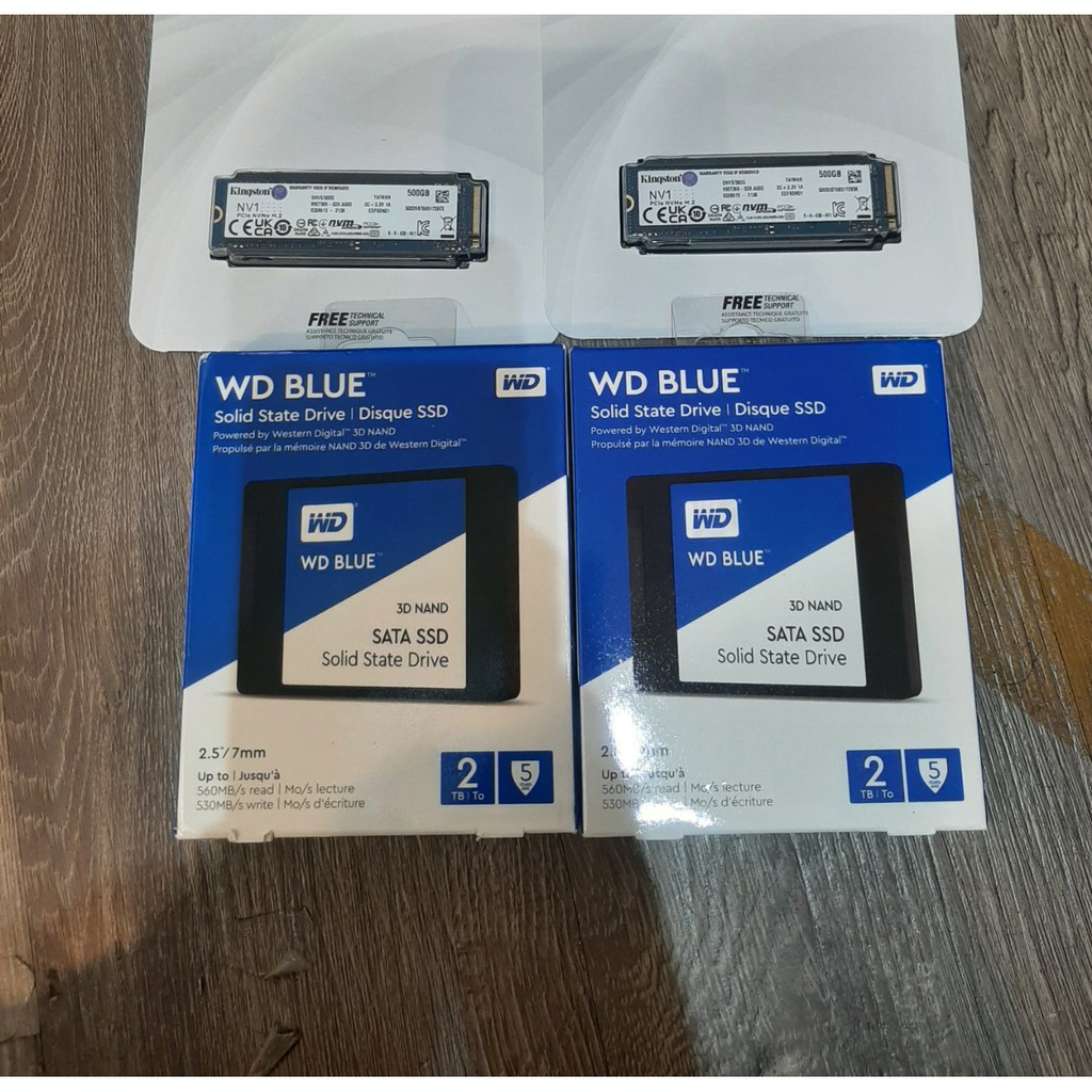 Ổ Cứng SSD 1TB 2TB WD Blue - 3D NAND 2.5 inch SATA 3 - Bảo hành 5 năm | BigBuy360 - bigbuy360.vn