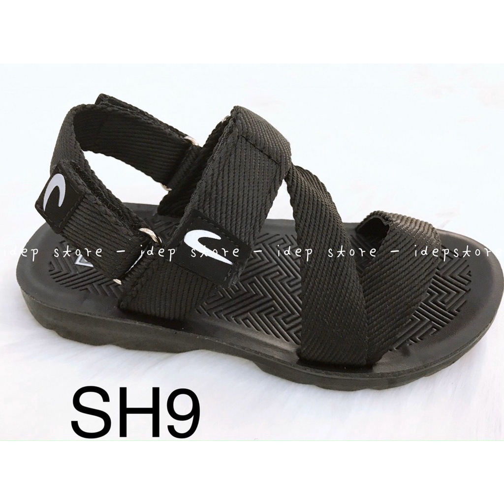 Giày sandal nam nữ quai chữ Z vải dù đế da PU siêu bền đi học đi mưa SH9 Maipy GL034