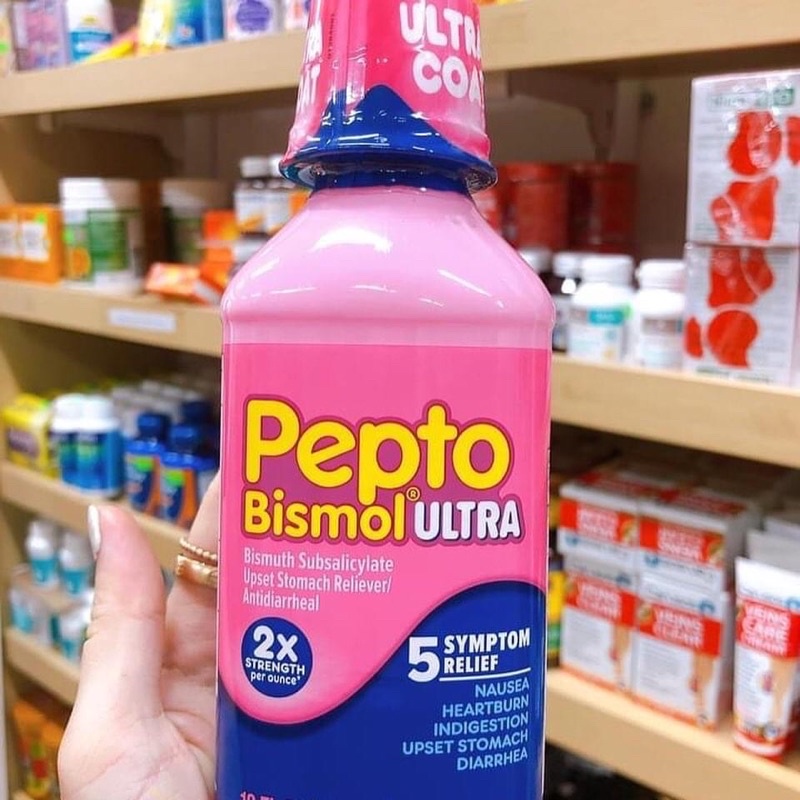 Nước uống Siro Pepto Bismol Ultra Của Mỹ 354ml