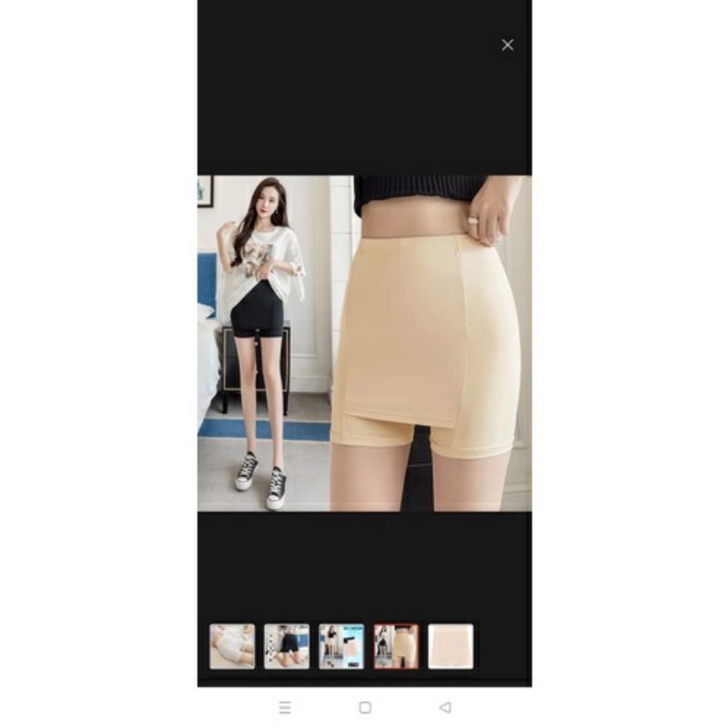 quần đùi mặc váy an toàn chống lộ QV 037