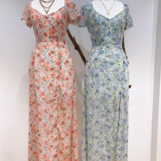 MAXI KHOÉT LƯNG XẺ TÀ